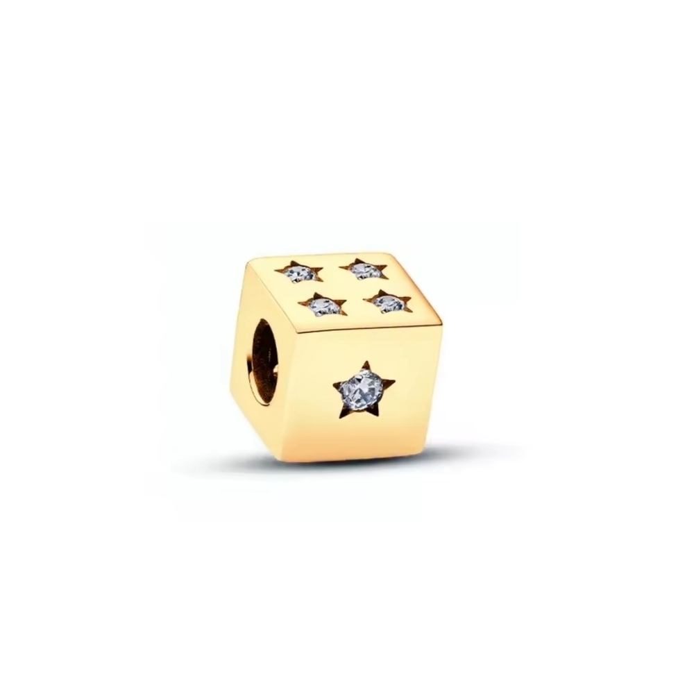 Cube Of Stars Charm For Pandora Bracelet